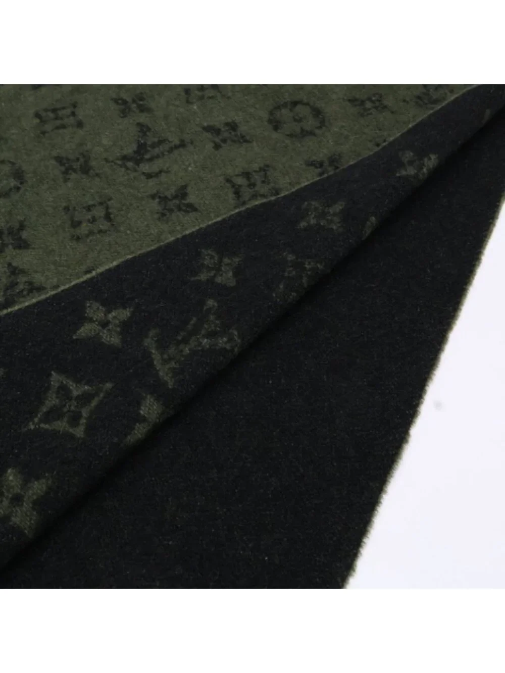 Louis Vuitton Echarpe Monogram Gradient Wool Cashmere Fringe